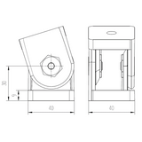 Adjustable Angle, 40x40 (Heavy-Duty)